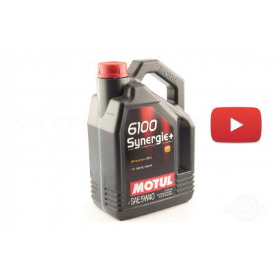 Масло   автомобильное, 4л   (синтетика, 5W-40, 6100 Synergie+)   MOTUL   (#106020), шт