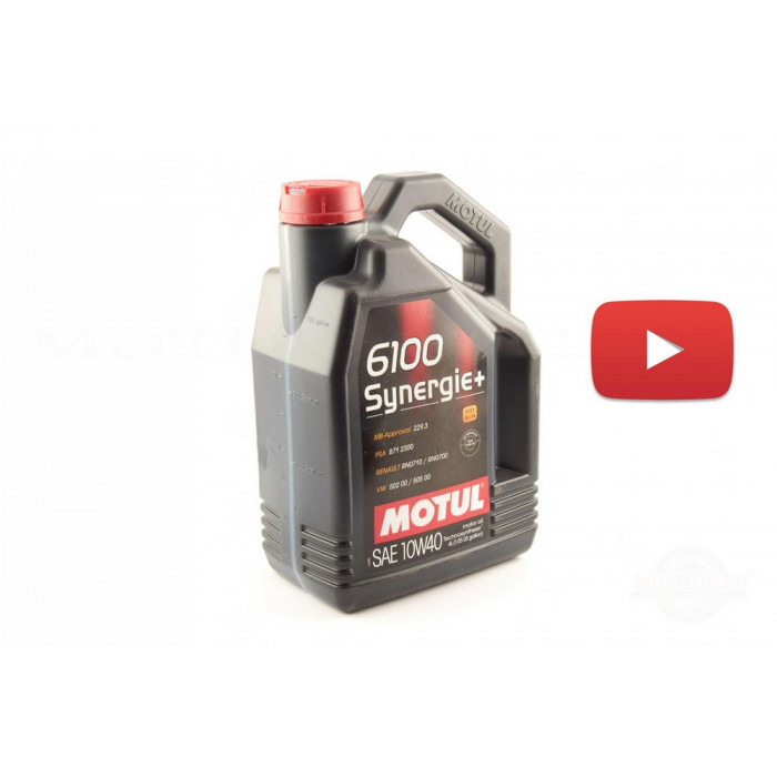 Масло   автомобильное, 4л   (синтетика, 10W-40, 6100 Synergie+)   MOTUL   (#101491), шт