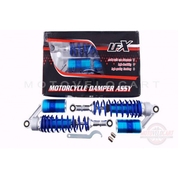 Амортизаторы (пара)   Delta   340mm, газомасляные   (синие)   KOMATCU   (mod.A), пара