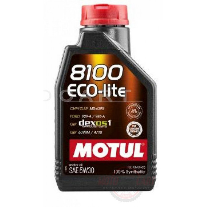 Масло автомобильное, 1л   (синтетика, 5W-30, 8100 ECO-LITE)   MOTUL   (#108212), шт