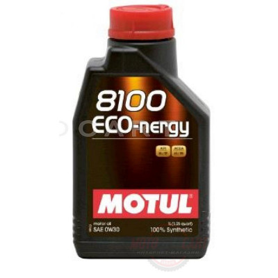 Масло автомобильное, 1л (синтетика, 0W-30, 8100 ECO-NERG) MOTUL (#102793), шт Масло автомобильное, 1л (синтетика, 0W-30, 8100 ECO-NERG) MOTUL (#102793), шт