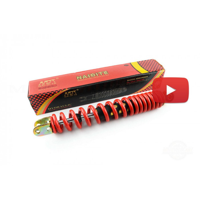 Амортизатор   GY6, DIO ZX   310mm, стандартный   (красный)   NDT, шт