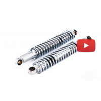 Амортизаторы (пара)   МИНСК   345mm, регулируемые   (хром)   TOUGH, пара