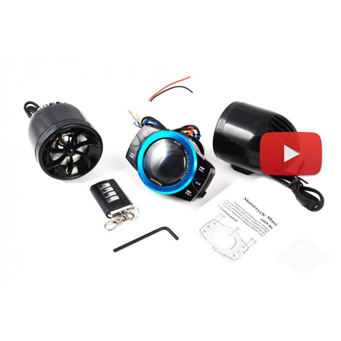 Аудиосистема 2.0   mod:MT481+AV253   NEO   (3, 2*5W черные, сигнализация, МР3/FM/SD, ПДУ), шт
