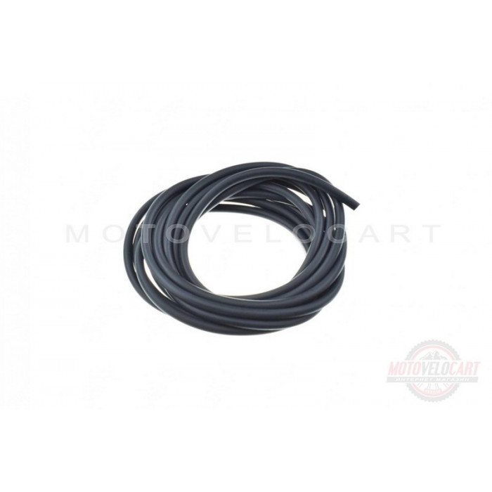 Шланг топливный ?4mm 5m   (черный, силикон)   MZK, шт