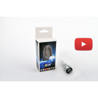 Лампа BA20D (2 уса)   12V 35W/35W   (белая, со стержнем)   BEST, шт