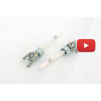Кран топливный   Alpha   (гайка ?14mm, штуцер 180*)   JS, шт