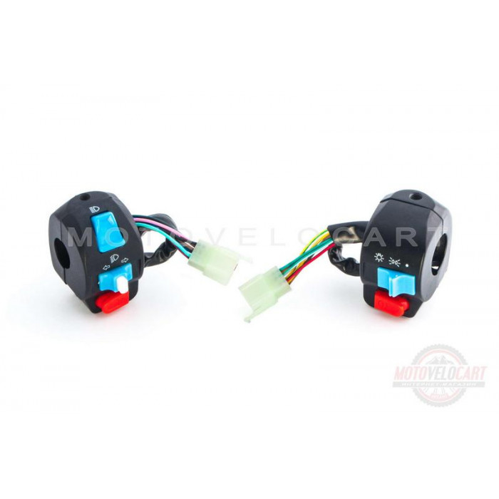 Блоки кнопок руля (пара)   4T GY6 50   (диск/диск)   MANLE