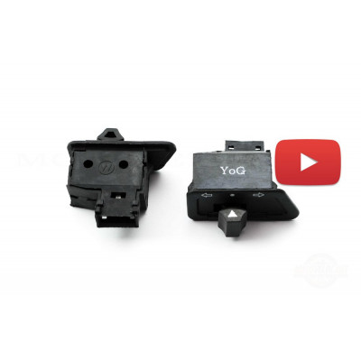 Кнопка руля (повороты)   4T GY6 50-150   (узкая)   MANLE, шт