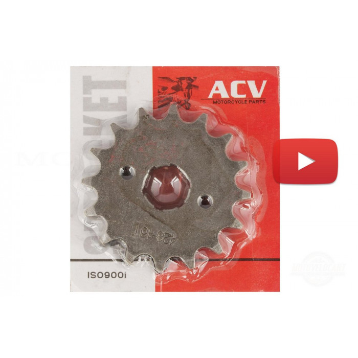 Звезда трансмиссии (передняя)   Zongshen ZS250-5   428-16T   (сталь 20)   ACV, шт