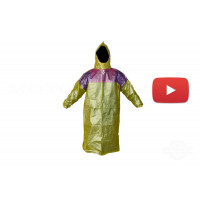 Плащ дождевик для езды на скутере   (желтый, xxl)   Q, шт
