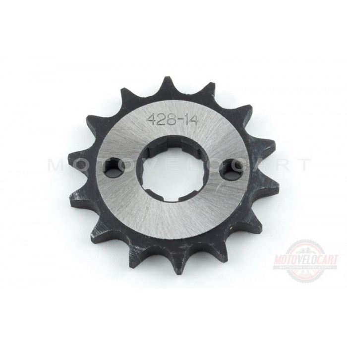 Звезда трансмиссии (передняя)   Zongshen ZS125J   428-14T   X-SPROCKET, шт