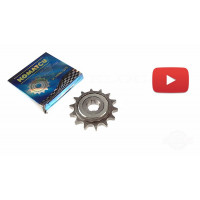 Звезда трансмиссии (передняя) 428-14T freewheel (обгонная муфта) Delta, Alpha, Active KOMATCU, шт Звезда трансмиссии (передняя) 428-14T freewheel (обгонная муфта) Delta, Alpha, Active KOMATCU, шт