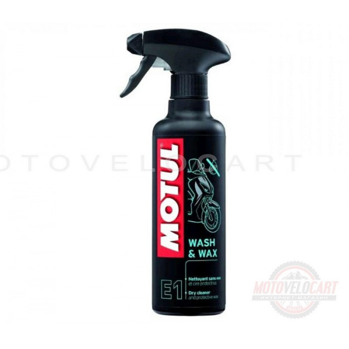 Средство для мытья и полировки мотоцикла 400мл   (E1 Wash  Wax)   MOTUL   (#102996), шт