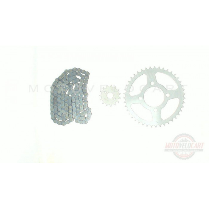 Звезды трансмиссии (пара)   Zongshen ZS125J   428-15T + 428-43T+цепь 116   EVO, шт