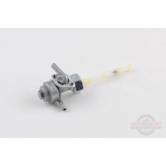 Кран топливный бензогенератора   (гайка ?18mm, штуцер 90*, резерв)   MANLE