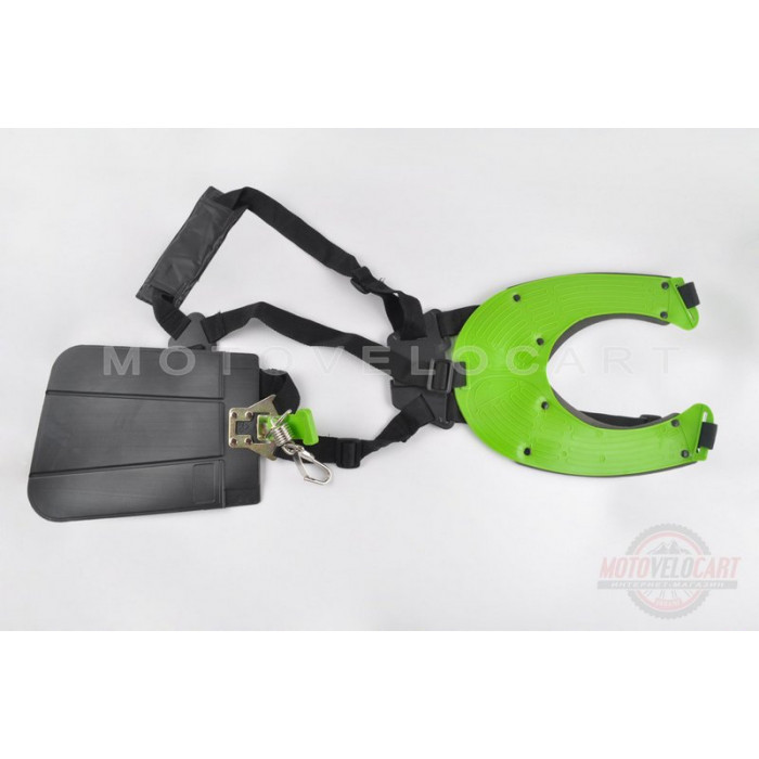 Ремень плечевой профессиональный мотокосы (зеленый), шт