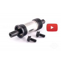 Каретка велосипедная неразборная   (квадрат)   (L-122mm)   BDRK, шт