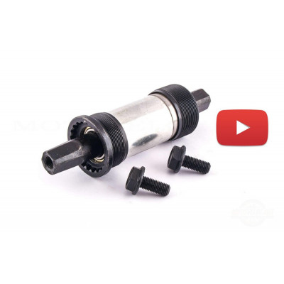 Каретка велосипедная неразборная   (квадрат)   (L-122mm)   BDRK, шт