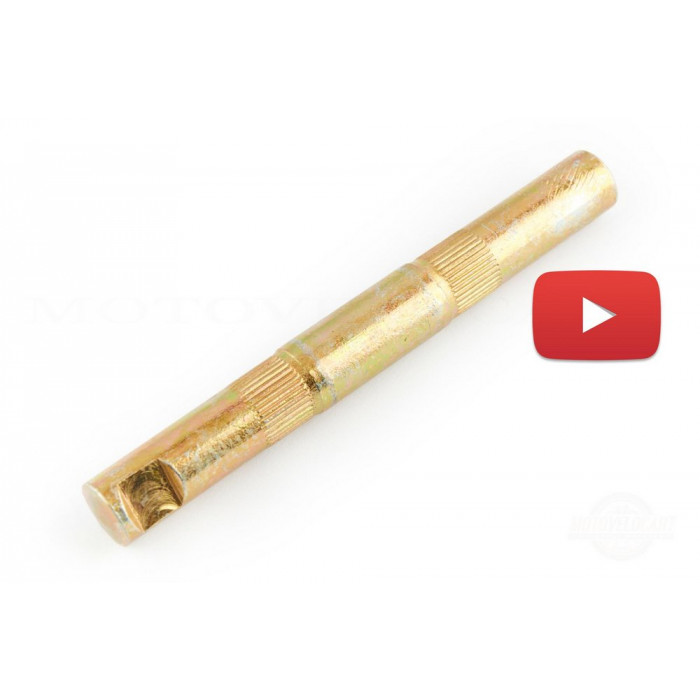 Ось каретки велосипедная   (клин)   (L-141mm)   (mod:902/УКРАИНА)   YAT, шт