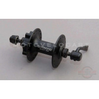 Втулка переднего колеса велосипеда   (в сборе, 36 спиц, под диск)   Shimano FH HB-M475   KL, компл.