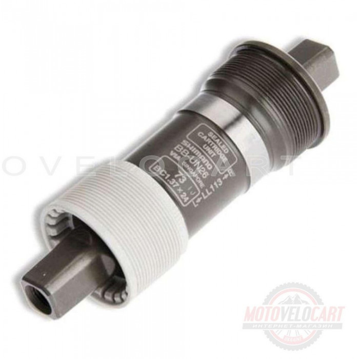 Каретка велосипедная неразборная   (квадрат)   (L-113mm)   Shimano BB-UN26   KL, шт