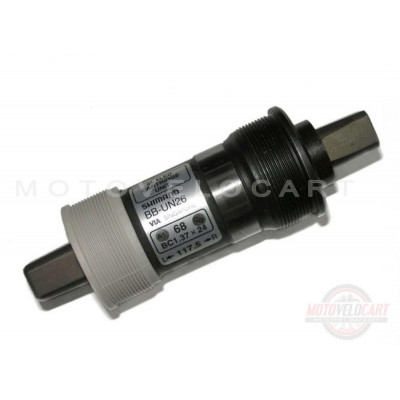 Каретка велосипедная неразборная (квадрат) (L-117mm) Shimano BB-UN26 KL, шт Каретка велосипедная неразборная (квадрат) (L-117mm) Shimano BB-UN26 KL, шт