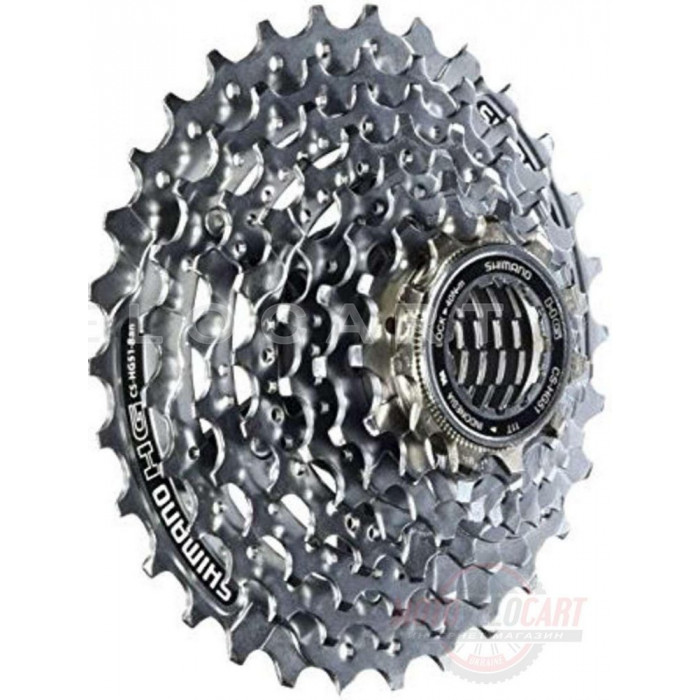 Звезды велосипедные (задние)   11/13/15/17/20/23/26/32T   (кассета 8 скор)   Shimano Alivio CS-HG51-8an   KL, шт