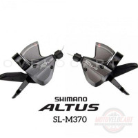 Микрошифт переключения скоростей велосипеда   (L-3, R-9 скоростей)   Shimano Altus SL-M370LRL   KL, пара