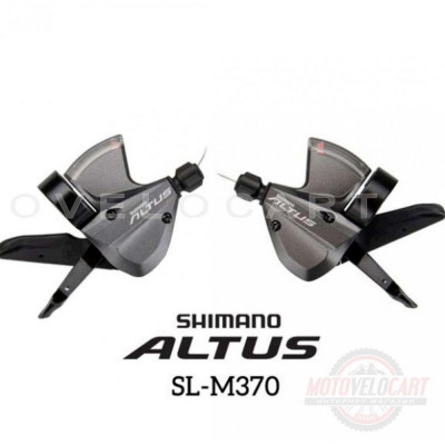 Микрошифт переключения скоростей велосипеда   (L-3, R-9 скоростей)   Shimano Altus SL-M370LRL   KL, пара