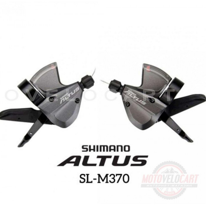 Микрошифт переключения скоростей велосипеда   (L-3, R-9 скоростей)   Shimano Altus SL-M370LRL   KL, пара