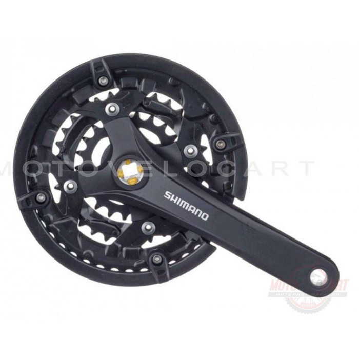 Звезды велосипедные (передние)   22/32/44T   (черный, 9 скоростей)   Shimano Acera FC-T3010   KL, компл.