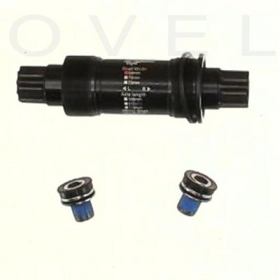 Каретка велосипедная неразборная (шлицы) (L-128mm) NECO KL, шт Каретка велосипедная неразборная (шлицы) (L-128mm) NECO KL, шт