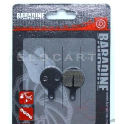 Колодки тормозные велосипедные (дисковые) Baradine DS-46+SP-46 KL, компл. Колодки тормозные велосипедные (дисковые) Baradine DS-46+SP-46 KL, компл.