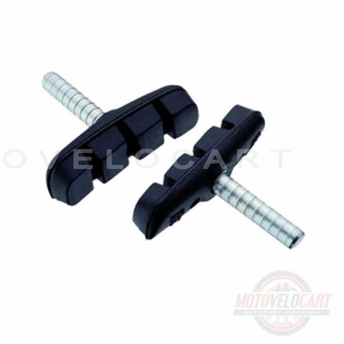 Колодки тормозные велосипедные (ободные, V-brake, винтовая)   2B S5   KL, компл.