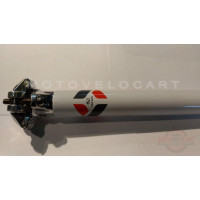 Подседельный штырь велосипеда (глагол) (L-270mm, D-30,0mm) (алюминий, белый) (+крепление хром) REKO, компл. Подседельный штырь велосипеда (глагол) (L-270mm, D-30,0mm) (алюминий, белый) (+крепление хром) REKO, компл.
