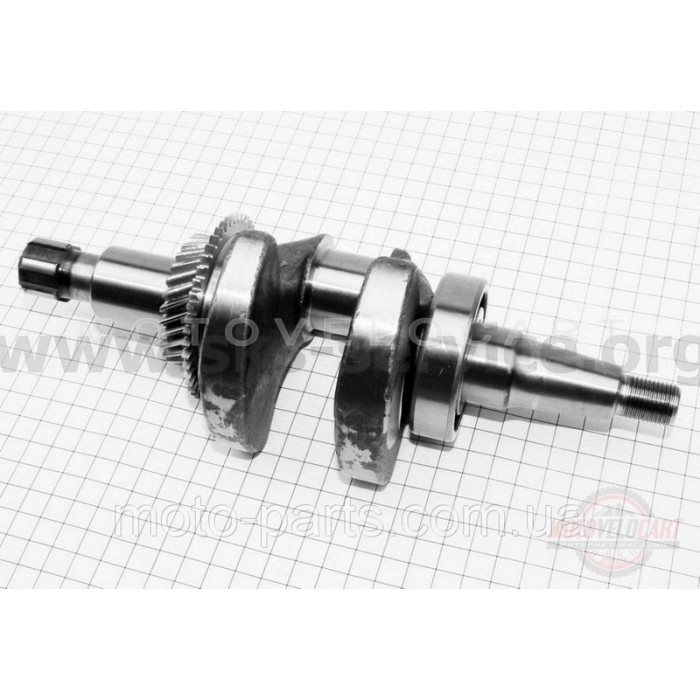 Коленвал м/б   177F   (9Hp)   (под шлицы, ?25mm)   (c шестернями и подшипником)   ST, шт