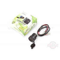 Разъем USB 5V 3,1А (врезной, круглый) "YOUYOU"