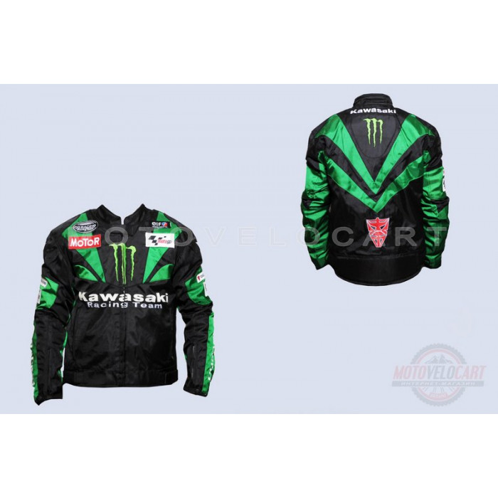 Мотокуртка текстиль   (size:XL, "MONSTER ENERGY")   "KAWASAKI"