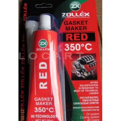 Герметик для прокладок   85г   (красный)   ZOLLEX   (#GRS), шт