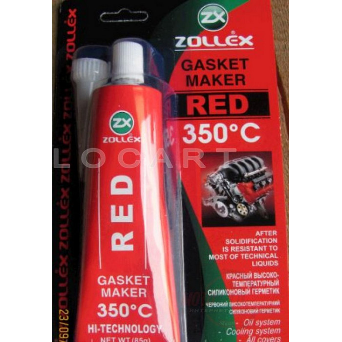 Герметик для прокладок   85г   (красный)   ZOLLEX   (#GRS), шт