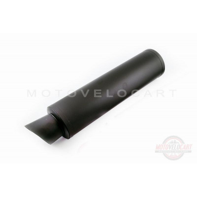 Глушитель (тюнинг) 420*110mm, креп. ?78mm ("гравитекс", черный, прямоток, без креплений, mod:67) Глушитель (тюнинг) 420*110mm, креп. ?78mm ("гравитекс", черный, прямоток, без креплений, mod:67)