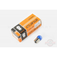 Лампа G18 (поворот, габарит) 12V 10W (синяя) "ORANGE BOX" Лампа G18 (поворот, габарит) 12V 10W (синяя) "ORANGE BOX"