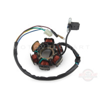 Статор генератора 4T GY6 125/150 (5+1 катушек) (TM) EVO, шт Статор генератора 4T GY6 125/150 (5+1 катушек) (TM) EVO, шт