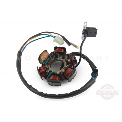 Статор генератора   4T GY6 125/150   (5+1 катушек)   (TM)   EVO, шт