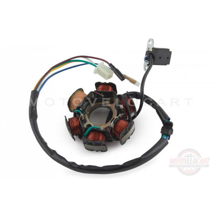 Статор генератора   4T GY6 125/150   (5+1 катушек)   (TM)   EVO, шт