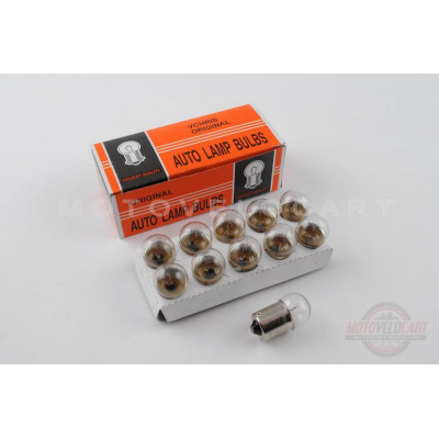 Лампа G18 (поворот, габарит) 12V 10W "ORANGE BOX" Лампа G18 (поворот, габарит) 12V 10W "ORANGE BOX"