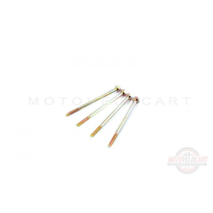Шпильки цилиндра (4шт)   Honda DIO AF34   (116x6mm)   PLT, компл.