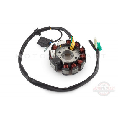 Статор генератора 4T GY6 125/150 (10+1 катушек) EVO, шт Статор генератора 4T GY6 125/150 (10+1 катушек) EVO, шт