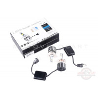 Лампы диодные автомобильные H4 (пара) (12V 3600 LUMENS, четыре кристалла) (аналог ксенона) "IZEN"